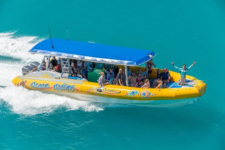 Ocean Rafting to Whitehaven Beach: Hill Inlet Lookout & Snorkel Adventure photo 1