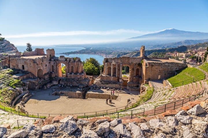 Mount Etna and Taormina Private Day Tour from Messina