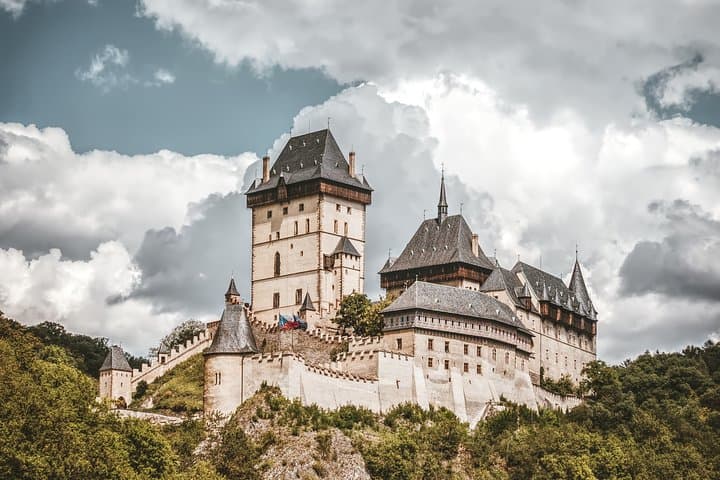 Private Karlstejn Castle & Koneprusy Caves Day Tour from Prague