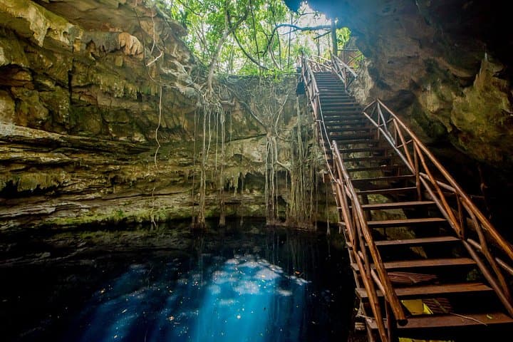 Explore Los 7 Cenotes San Gerónimo: Guided Bike Ride and Cave Swim Near Mérida photo 2