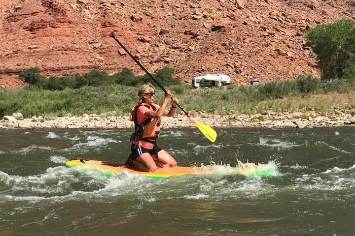 Splish and Splash Stand Up Paddleboarding Adventure on the Colorado River near Moab photo 6