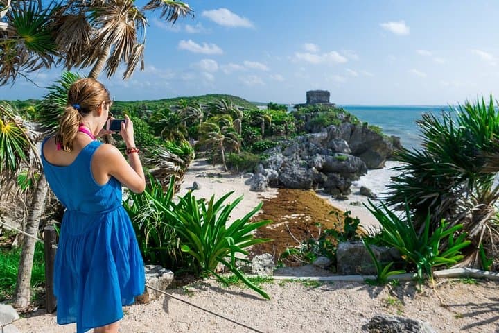 Full-Day Tour: Tulum & Coba Ruins, Cenote Swim and Playa del Carmen photo 1