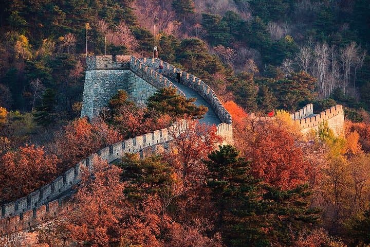 Mutianyu Great Wall Biking and Hiking Day Tour from Beijing