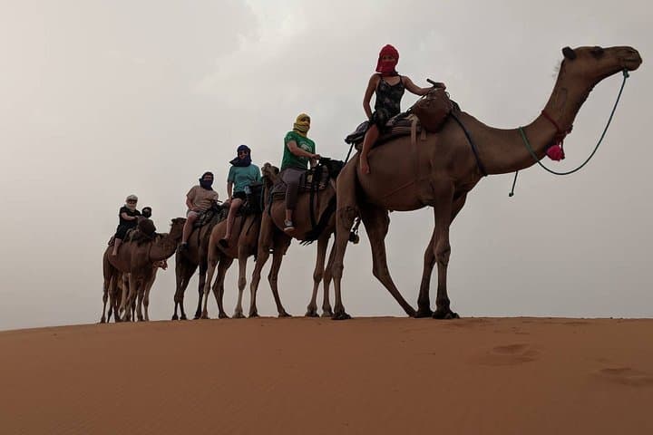 2-Day Luxury Sahara Trip from Fes to Erg Chebbi: Camel Trek & Berber Camp