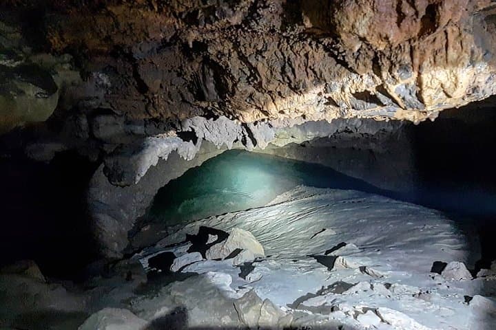 Drakolaki Cave Hike: Krousia Cisterns & Caving Adventure from Chania