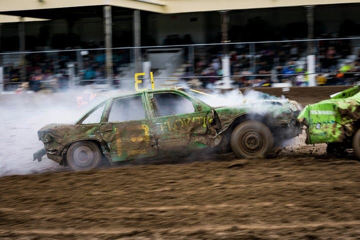 Tallinn Demolition Derby: Drive a Russian Car and Smash on the Outskirts of the Old Town