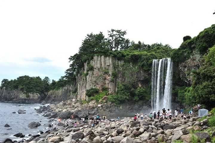 Private Full-Day Jeju Island Tour — Jeongbang Falls, Halla Mountain & Coastal Formations photo 3