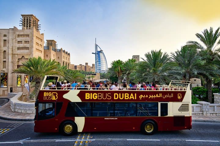 Dubai Night Panorama: Open-Top Bus Tour to Burj Khalifa & Marina photo 3
