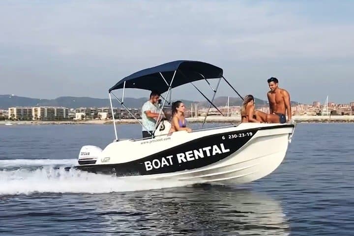 Drive a Boat in Barcelona — No License Needed