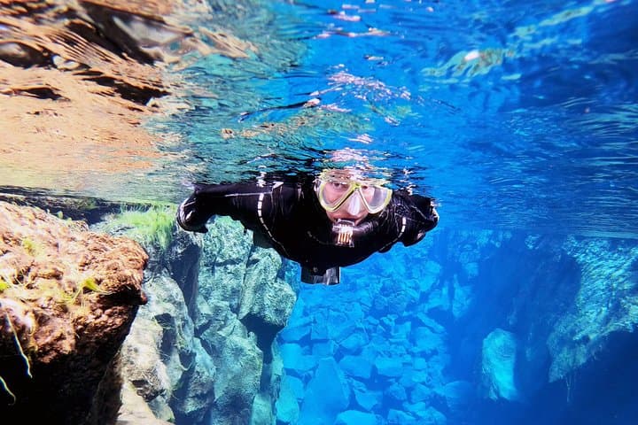 Silfra Drysuit Snorkeling: Swim Between Continents in Thingvellir photo 2