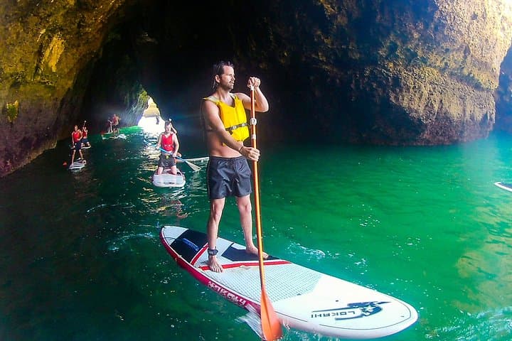 Albufeira Cliffs & Caves SUP Tour: Stand‑Up Paddle to Sea Caves & Hidden Beaches photo 6