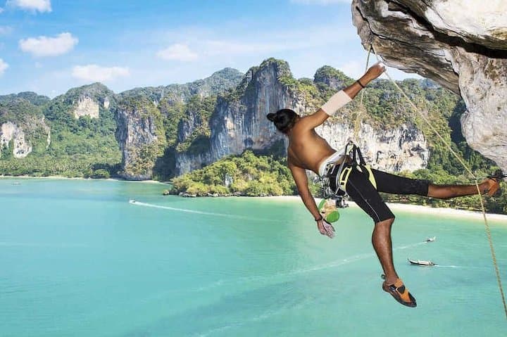 Railay Beach Rock Climbing — Krabi Small-Group Climb with Guides