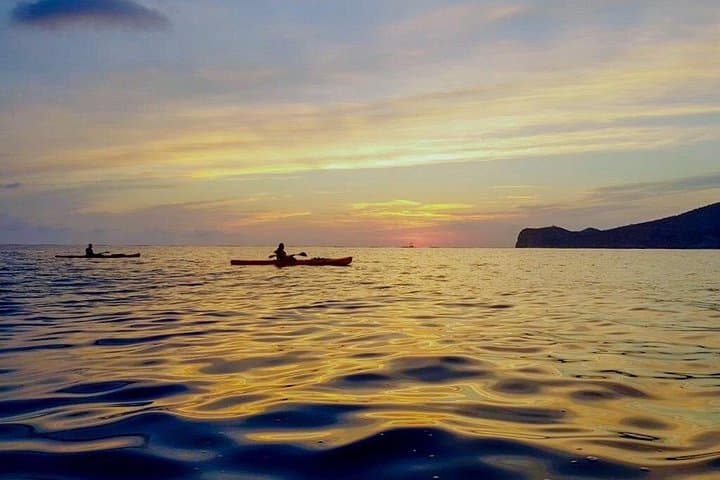 Sunset Kayak from Sant Elm to Cala en Basset with Picnic