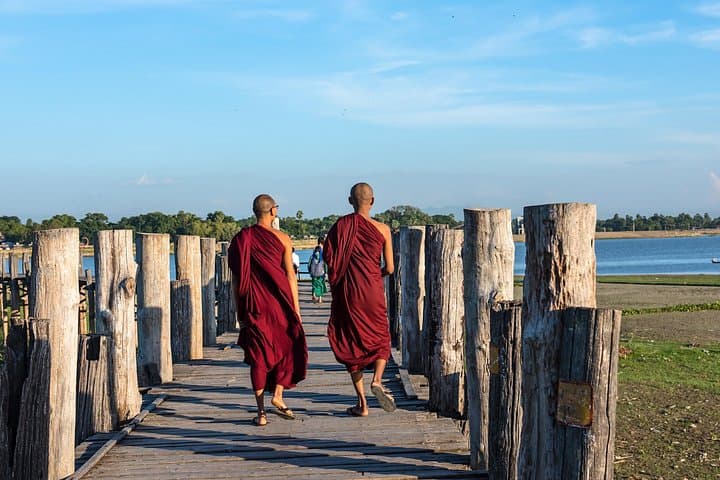U Bein Bridge Sunset Boat Tour from Mandalay — Private Taungthaman Lake Experience photo 3