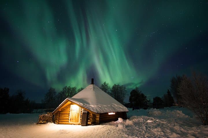 Levi Northern Lights Snowmobile Safari: 3-Hour Evening Ride and Bonfire photo 4