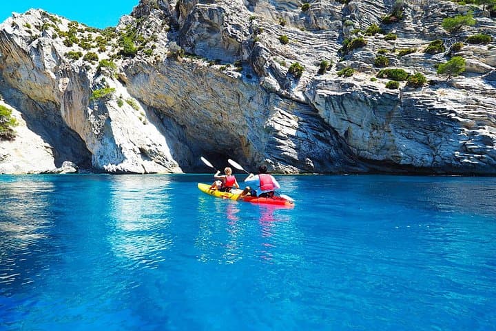 Sant Elm to Cala en Tió: Guided Kayak Tour & Snorkel to Dragonera's Caves photo 2