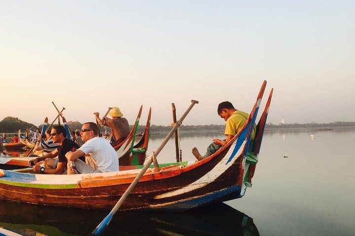 U Bein Bridge Sunset Boat Tour from Mandalay — Private Taungthaman Lake Experience photo 2