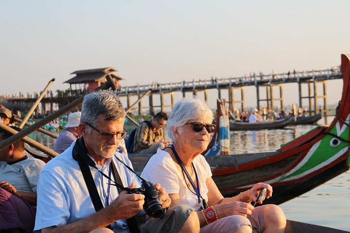 U Bein Bridge Sunset Boat Tour from Mandalay — Private Taungthaman Lake Experience photo 4