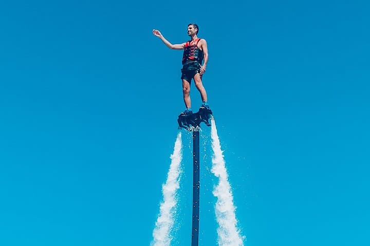 Flyboard Dubai: 30-Min Session at Popeye Jetski — Fly Over Warm Persian Gulf Waters