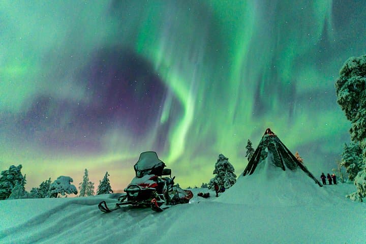 Northern Lights Snowmobile Safari in Rovaniemi: Drive Under the Aurora photo 1