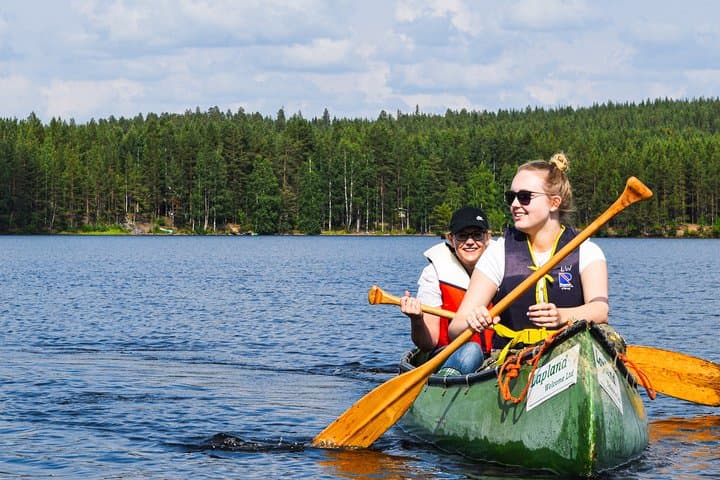 Rovaniemi Wilderness Paddling Trip — Canoe Excursion with Barbecue