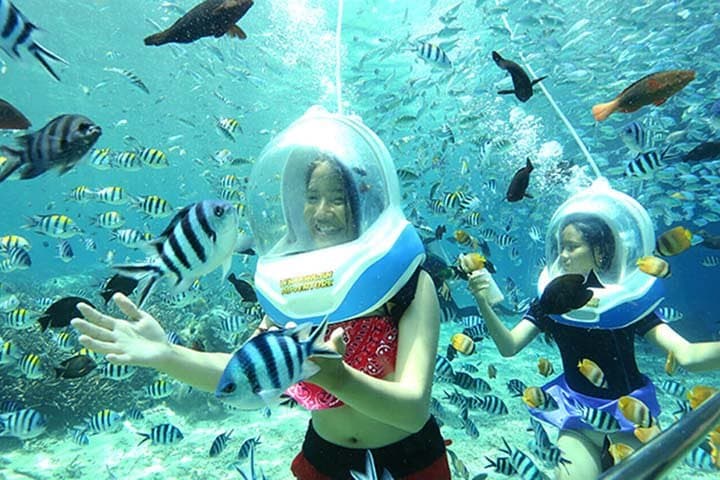 Triple Watersport Package in Tanjung Benoa — Seawalker, Jet Ski & Banana Boat photo 1