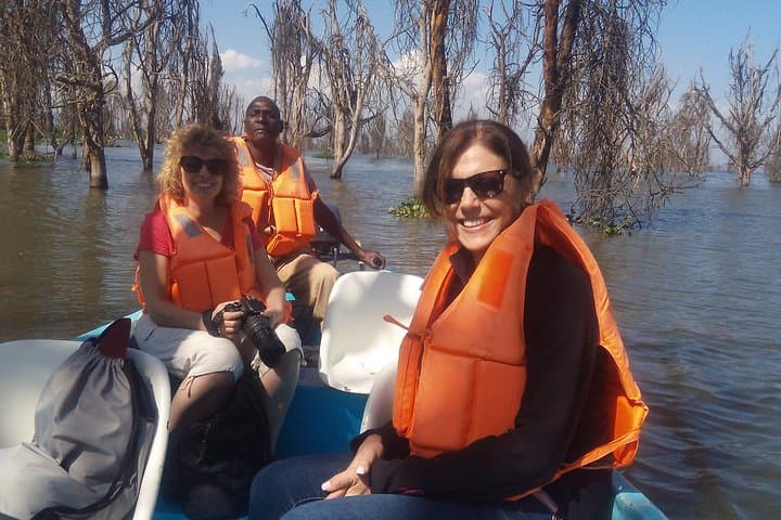 Lake Naivasha & Crescent Island 2-Day Safari from Nairobi — Boat, Walks, Biking & Hells Gate