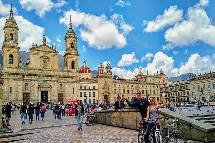 Bogotá Bike Tour: La Candelaria, Government District & Street Art with Local Guides