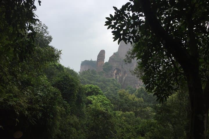 Mount Danxia Day Trip from Guangzhou — Zhanglao Summit, Male Phallus Rock & Red Sandstone Ridges photo 3