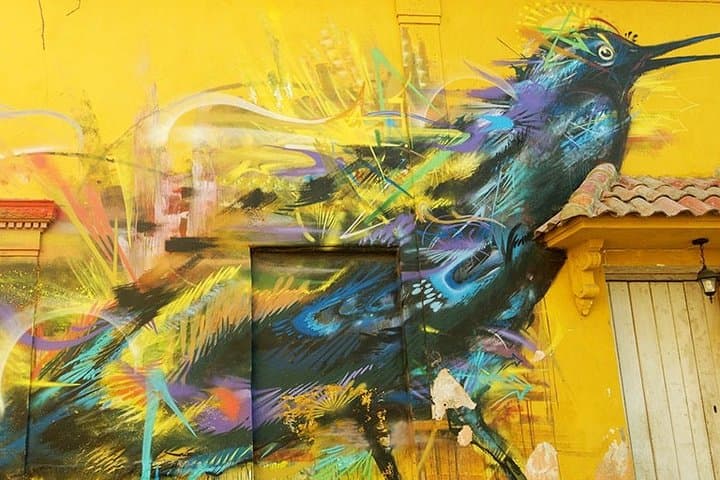 Getsemaní Graffiti Walking Tour in Cartagena: Street Art, Local Snacks & History
