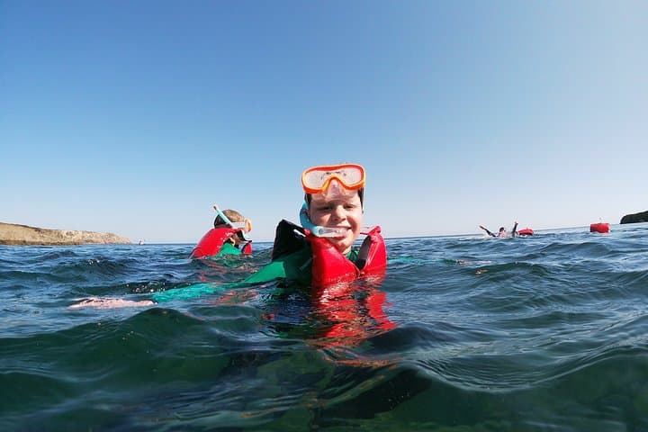 Kids Coasteering and Snorkeling Along the Algarve's Vicentine Coast