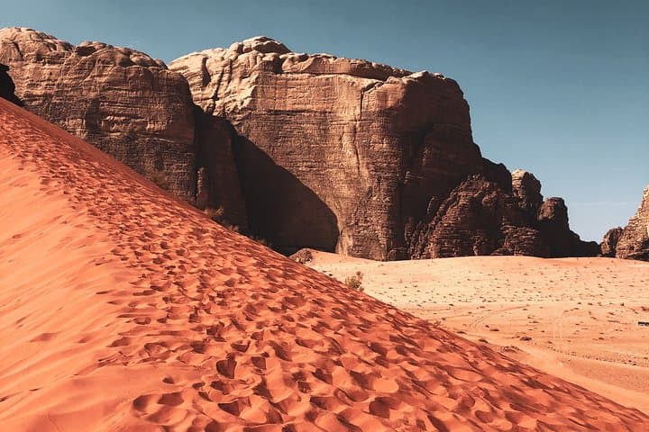 Wadi Rum from Petra: Full-Day Jeep Tour to Red Sand Dunes, Canyons & Lawrence's Spring photo 2