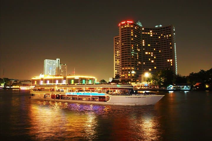 Moonlit Dinner on the Chao Phraya: White Orchid River Cruise in Bangkok photo 4