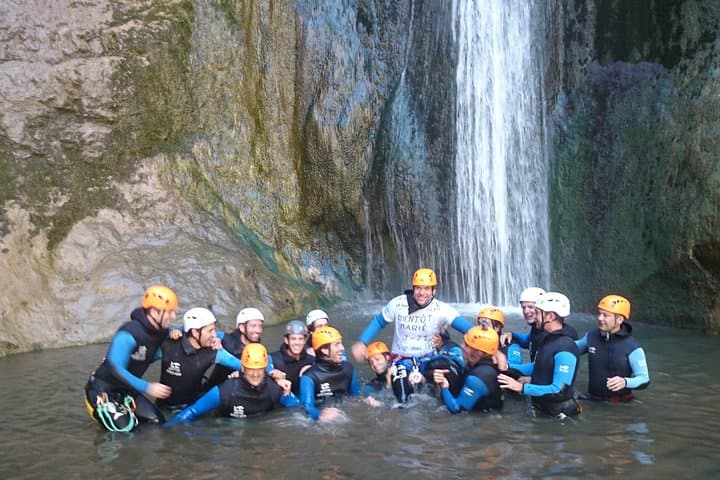 Wolf Canyon Canyoning in Provence — Half-Day Gorge Descent with Jumps & Slides