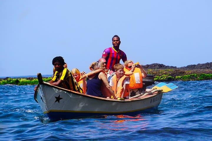 Ribeira da Barca Boat Trip: Cave Snorkeling & Beach BBQ in Cape Verde photo 2