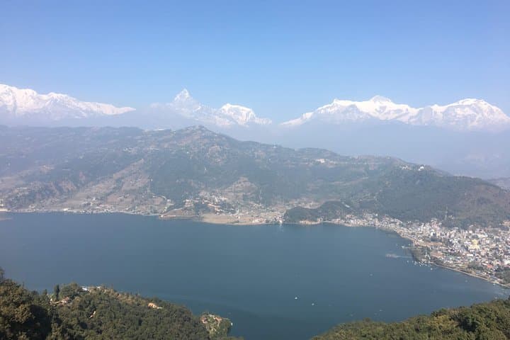 Sarangkot Sunrise and World Peace Stupa Sunset: Pokhara Two-View Combo photo 2