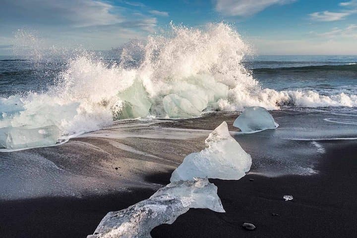 South Coast & Jökulsárlón Day Tour: Diamond Beach, Glaciers and Waterfalls from Reykjavík photo 5