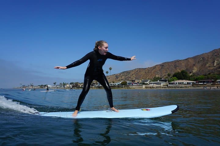 Private 1-on-1 Surf Lesson near Santa Barbara: Learn to Pop Up on Pacific Swells photo 3