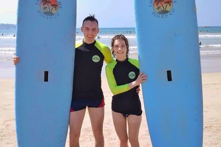 Learn to Surf in Weligama: Private Beginner Surf Lesson on Soft-Top Boards photo 4