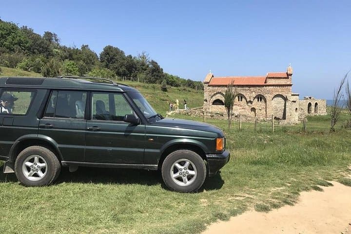 Jeep Tour to Cape Rodon Bay: Off‑Road Adventure, Castle & Wine Tasting from Tirana