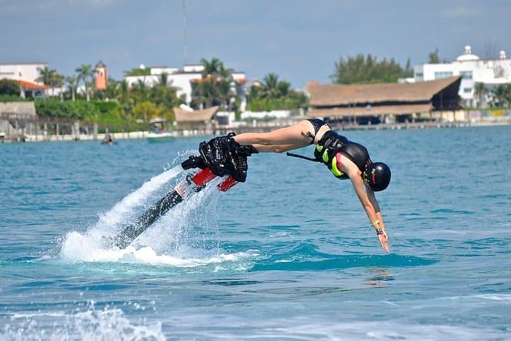 Flyboard Over Nichupté Lagoon: Learn to Soar 30 Feet Above Cancún
