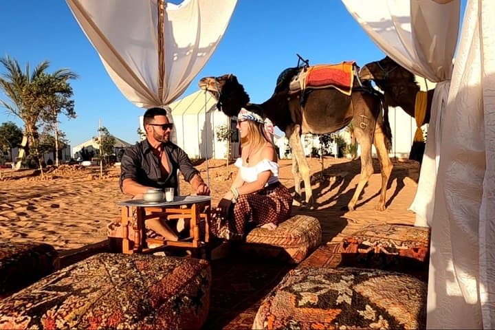 Overnight at Erg Chebbi: Luxury Desert Camp, Sunset Camels & Sandboarding photo 2
