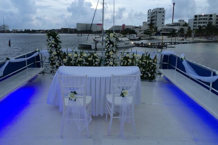 Private Catamaran Charter in Cancun for Weddings, Bachelor Parties & Bridal Showers photo 2