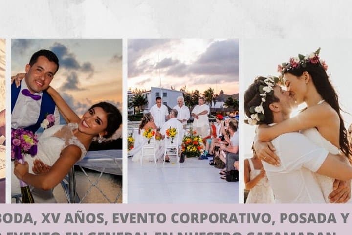 Private Catamaran Charter in Cancun for Weddings, Bachelor Parties & Bridal Showers photo 3