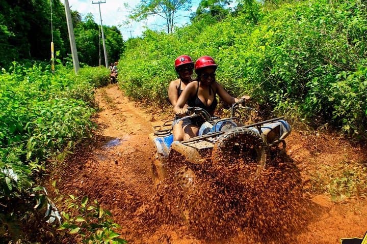 Riviera Maya Adrenaline Day: ATVs, Jungle Ziplines & Cenote Swim