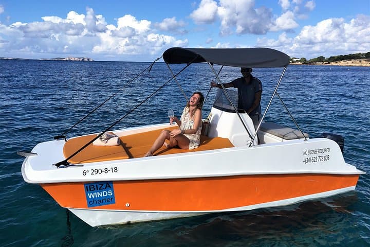 Self-Drive Half-Day Boat Rental in Ibiza: Cala Bassa, Cala Conta & Sa Conillera photo 4