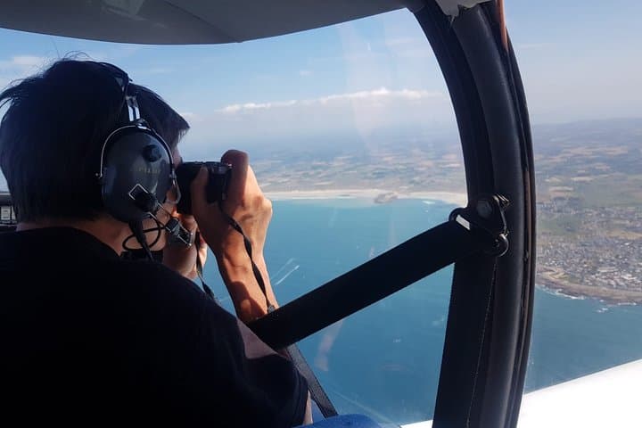 Private Plane Flight Over Normandy's D-Day Coastline