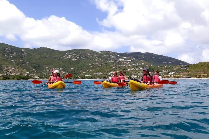 Coral Reef and Turtle Kayak Excursion in St. Thomas — Guided Snorkel & Sea Turtle Swim