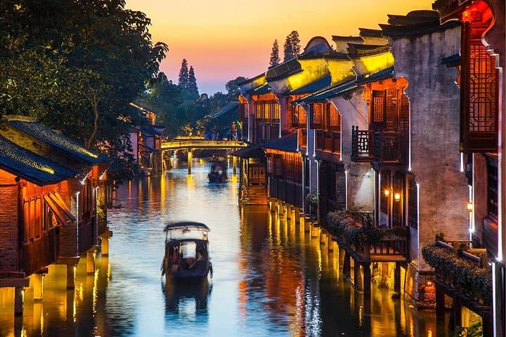 Night in Xitang: Private Evening Tour from Hangzhou to the Ancient Water Town photo 4
