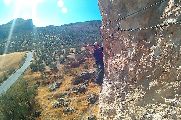 Via Ferrata in Moclín: Beginner-Friendly Vertical Route Near Granada photo 4